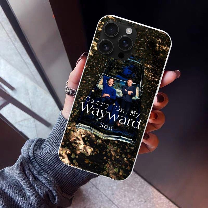 Babaite Supernatural SPN Чехол для телефона Дин и Сэм для iPhone 17 Air 11 13 Mini 14 15 Plus 16 12 Pro Max 16E SE 7 8 Узор Мягкий T