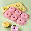 Silicone Donut Mold Baking Pan DIY Doughnuts Mould Maker Non-stick Silicone Cake Mold for Donuts Bagels Pastry Baking Tools