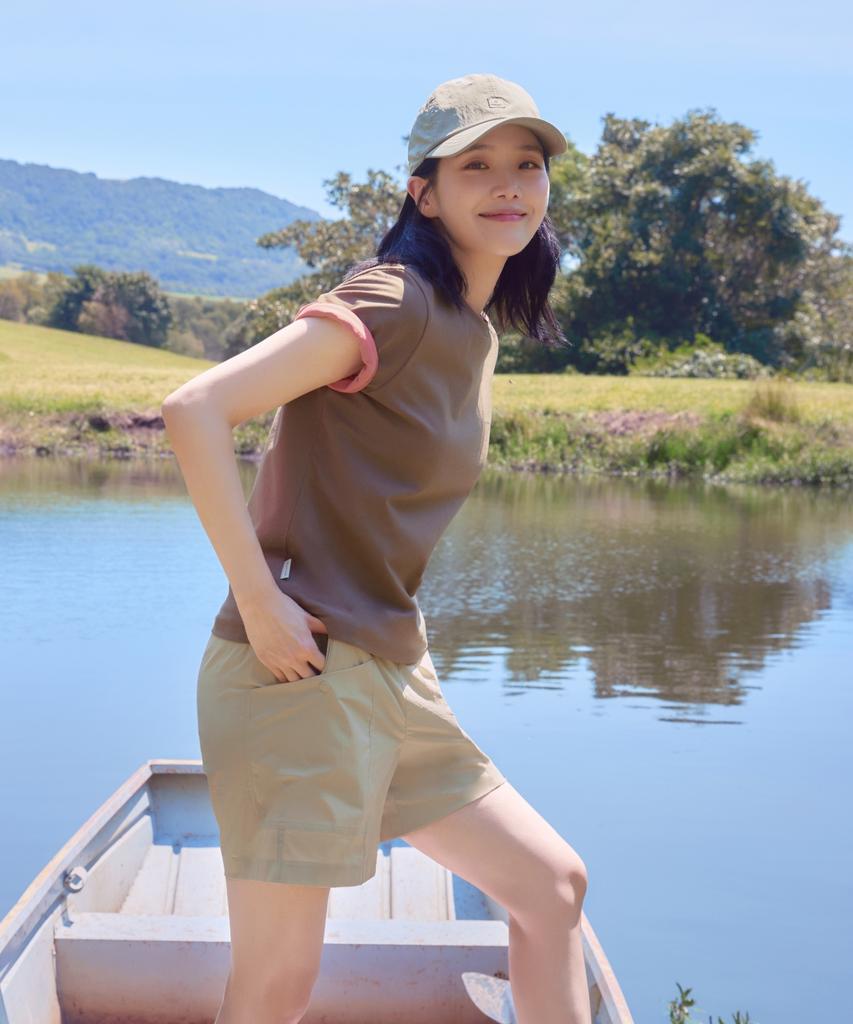 SNOWPEAK APPAREL Женские утилитарные шорты Root (S26Mwrhp65) Светло-бежевый