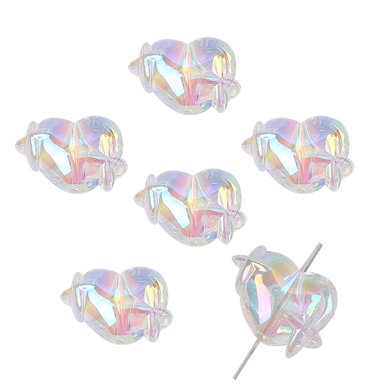 5/10 шт акриловые бусины красочные звезды любовь бусины для DIY ожерелье браслет серьги изготовление ювелирных изделий