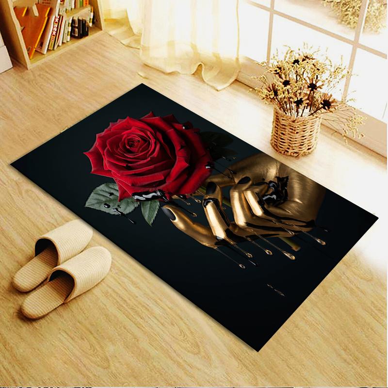 2025 New Golden Hand Carpet Rug for Living Room Bedroom Home Sofa Decoration,Kids play Non-slip Floor Mat