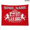 Sunderland A.F Custom Name Wall Tapestry Aesthetic Wall Hanging Printed Fabric Blanket Decorative Tapestries for Bedroom Living Room Home Decor