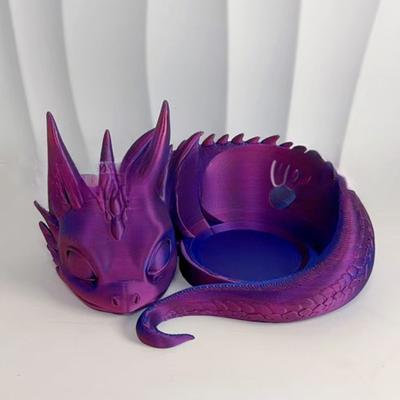 Подставка для динамика в виде дракона, напечатанная на 3D-принтере, лежащий дракон, умная подставка для динамика, мультяшный дракон, подставка для динамика, дом