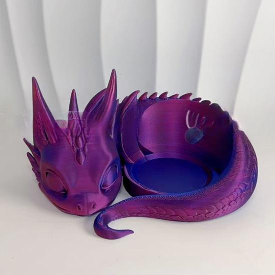 Подставка для динамика в виде дракона, напечатанная на 3D-принтере, лежащий дракон, умная подставка для динамика, мультяшный дракон, подставка для динамика, дом