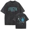 Freya Skye Stars Align Tour  Vintage Washed T Shirt Men Women Fans Gift Tops Clothing Tshirt Aesthetic Short Sleeve Tshirts