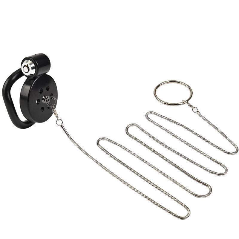 Мужской Abs Bird Cage Chastity Lock Ring Artifact Comrade SM Dog Slave Binding Training Adult Sex Product