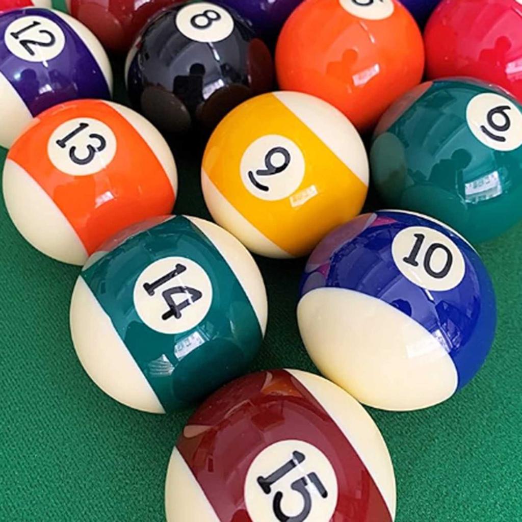 Small Billiard Balls Set Professional 25mm/32mm/38mm Billiard Balls Suitable for All Skill Level Players