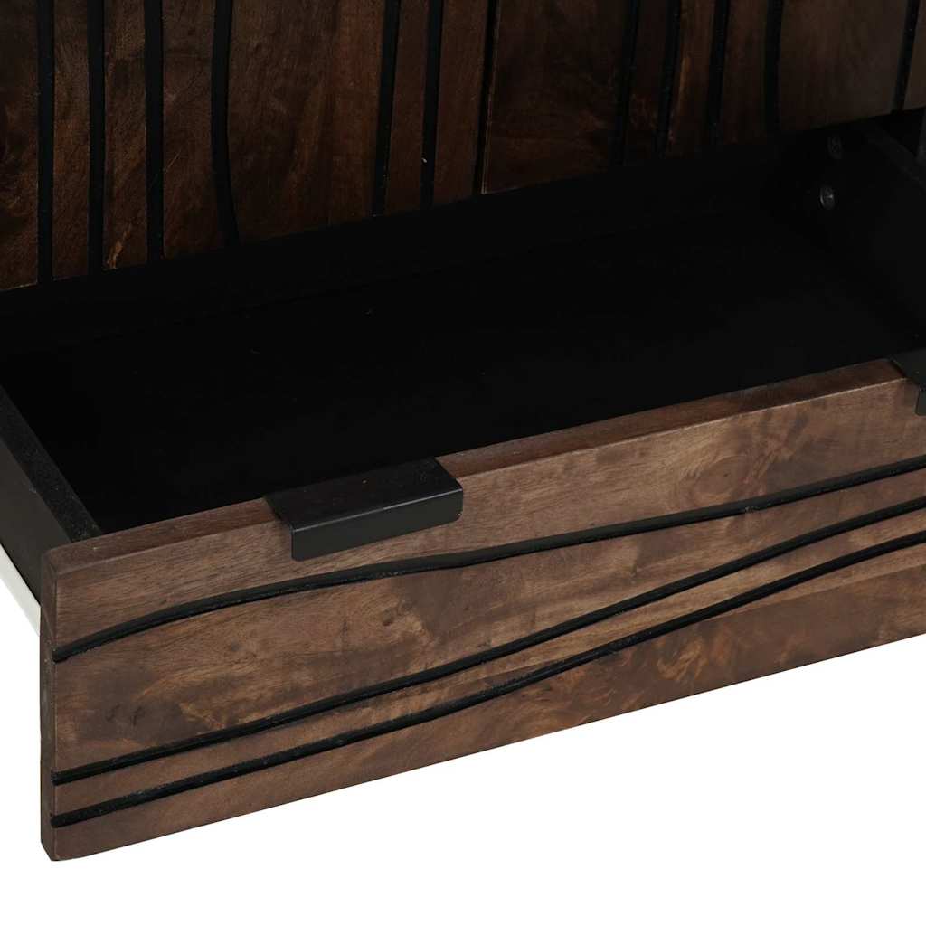 Highboard Brown 60 x 33 x 100 cm Solid Mango Wood
