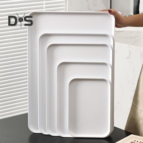 Поднос для сервировки, прямоугольные подносы для овощей и фруктов, для закусок, десертов, печенья, сыра, пластиковые подносы, большие подносы для еды без содержания бисфенола А, праздничные атрибуты