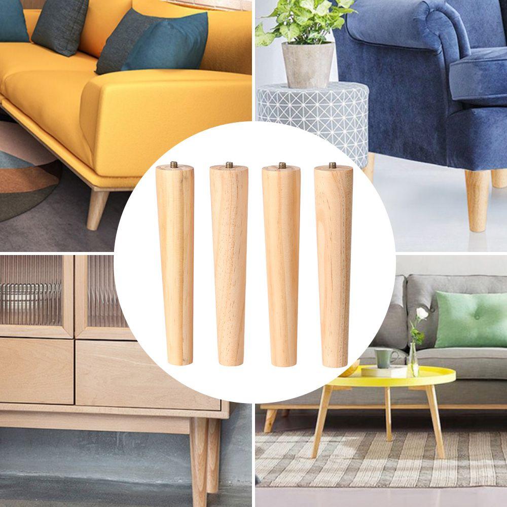 Desk Sofa Chair Nightstand Storage Box Leg Furniture Accessories Wooden Furniture Legs Tapered Feet