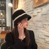 Осенне-зимняя модная шляпа с бантом в стиле Хепберн, шляпа рыбака из австралийской шерсти, французская ретро, элегантная шляпа-цилиндр с маленьким ароматом