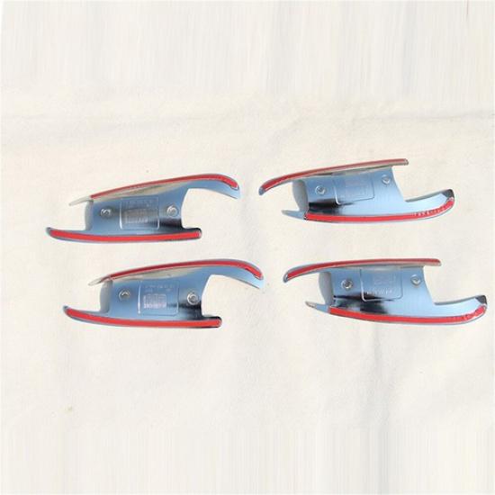 4pcs Chrome Door Handle Bowl Cover Trim For Mercedes W166 ML X166 GL W212 E W204