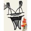 Женское эротическое белье, сексуальные костюмы, перспективное женское нижнее белье с тремя точками, стринги, сексуальное кружевное бикини, товары для взрослых