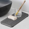 3 шт. водопоглощающий каменный поднос в полоску дизайн быстросохнущий сливной коврик для раковины противоскользящий держатель для мыла для кухни ванная комната туалетные столики