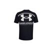 Performance Big Logo Print American Vintage Training Short Sleeve T-Shirt Men Tops Black 1357174-001