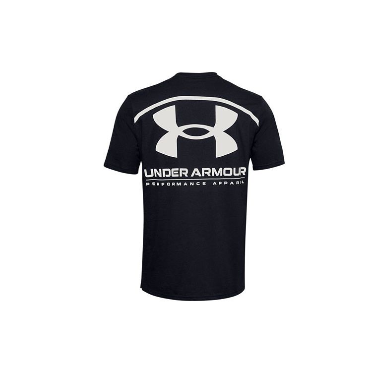Under Armour Футболка с коротким рукавом и принтом большого логотипа American Vintage Training, мужские топы, черная 1357174-001