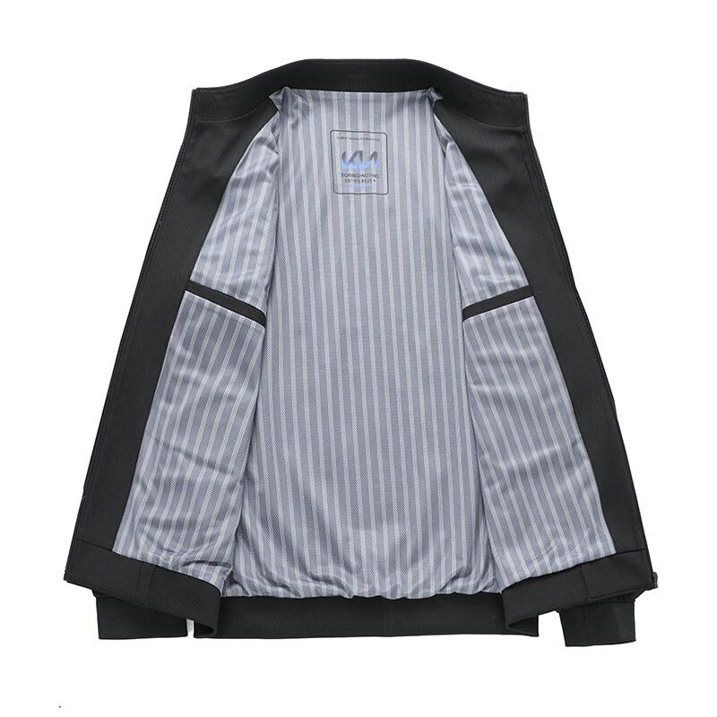 Hengyuanxiang Мужская куртка в стиле business casual со стойкой