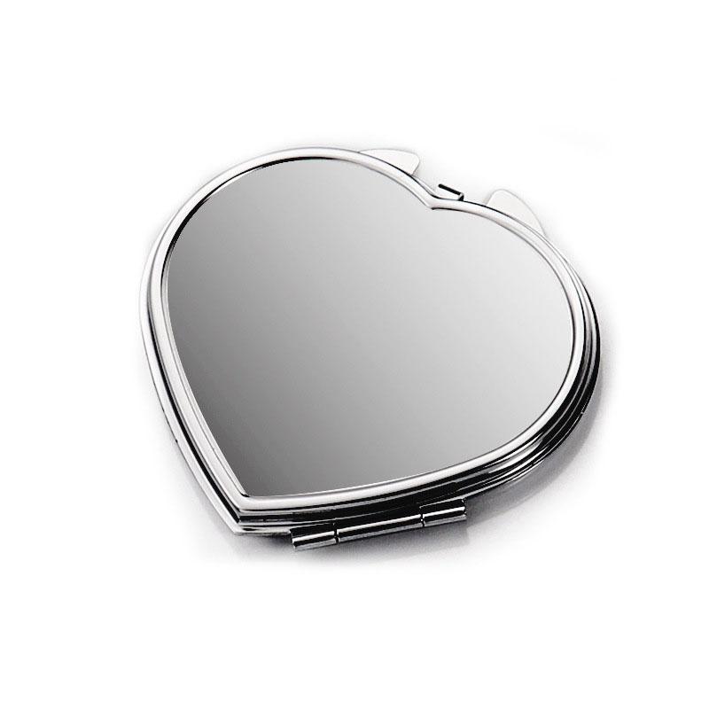 Customized Blank Metal Makeup Compact Mirror Sublimation Printed Pocket Mirror