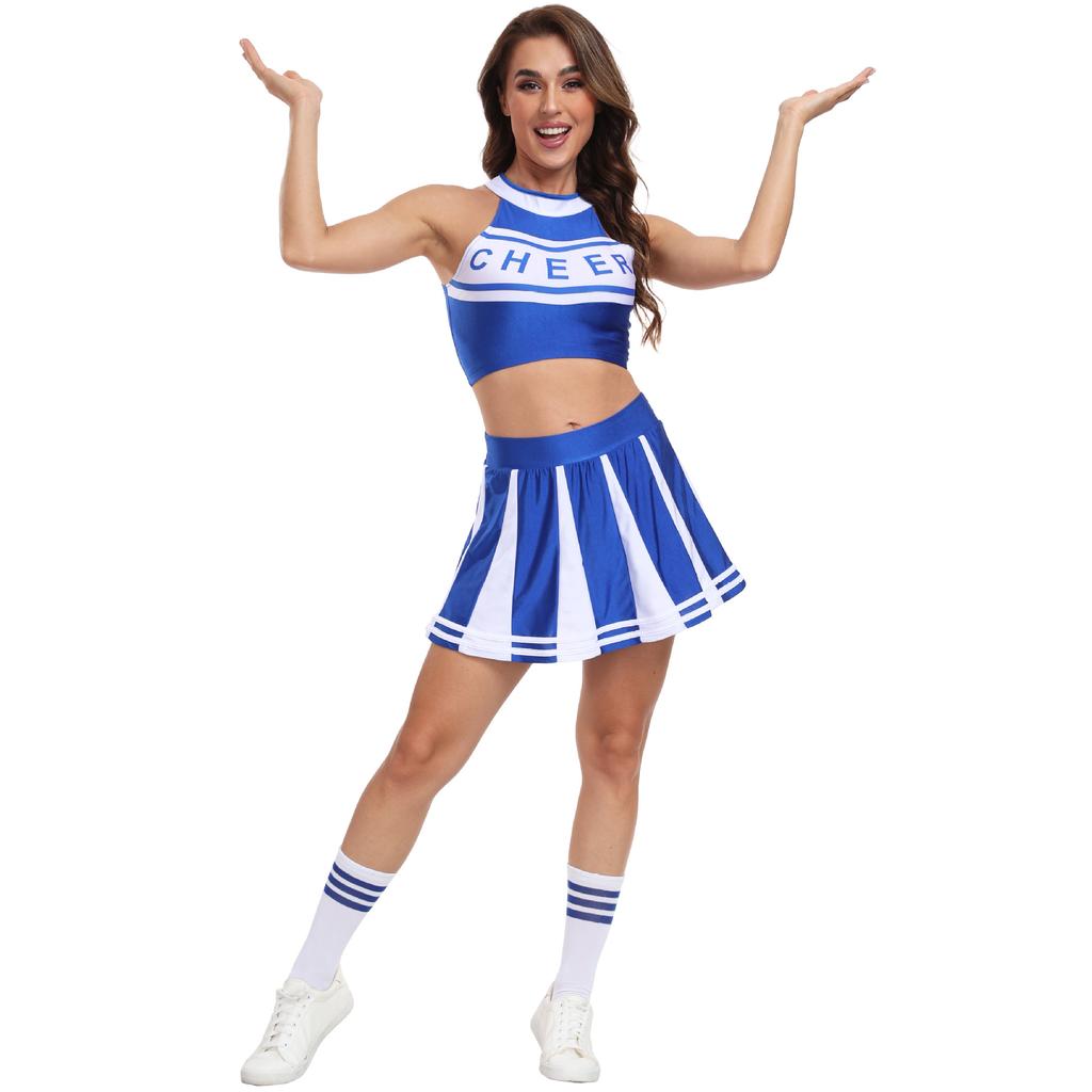 Sexy Soccer Babe Cheerleading Costume Cheereader Female, Cheerleading Costume, Stage Performance Costume