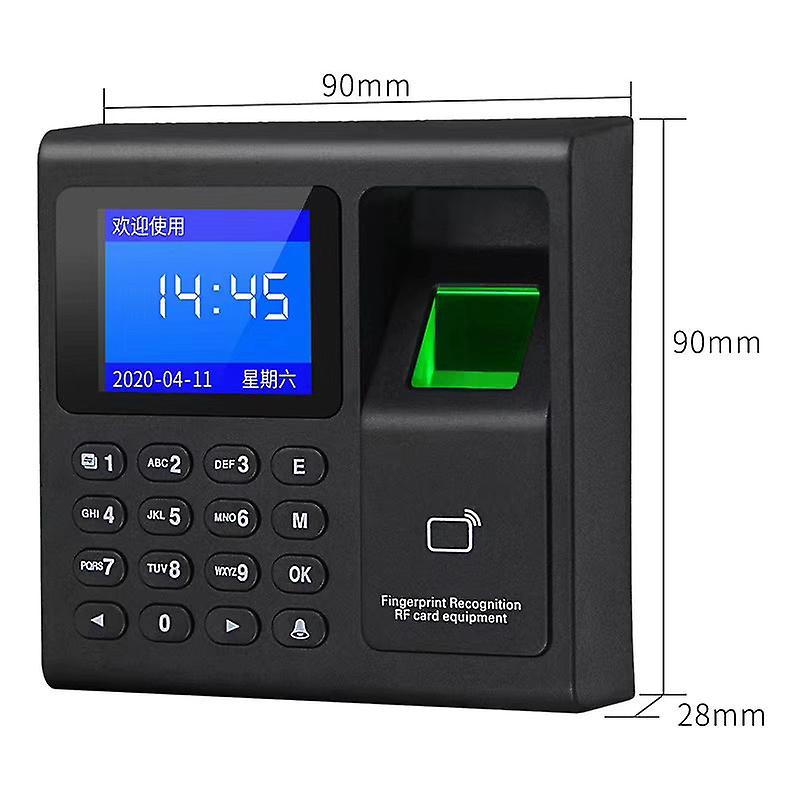 Access Control Time and Attendance Machine with Screen Fingerprint Password Button Swipe Card Rfid Keyboard