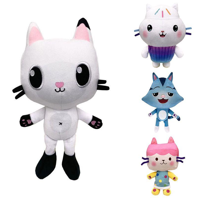 Плюшевый мультяшный кот из Кукольного домика Габби, мягкая игрушка, кукла, детские рождественские подарки