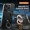 Магнитный держатель-кольцо для пальца на телефон для Magsafe, сильный магнитный кронштейн, складная подставка с вращением на 360° для iPhone 17 16 15 Samsung