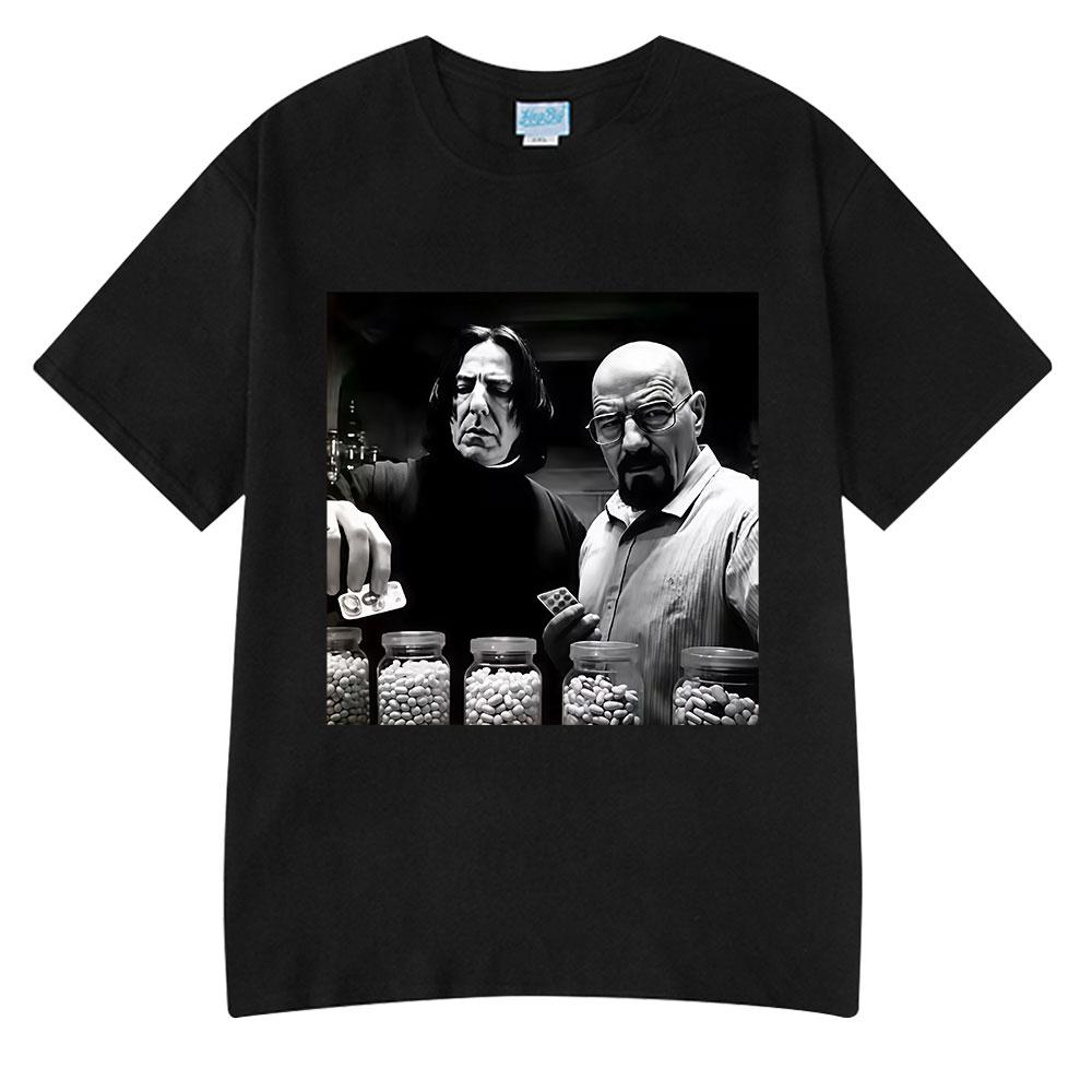 Vintage Walter in Lab T Shirt Breaking Bad Funny Graphic T Shirts Men Women Cotton Oversized Sh