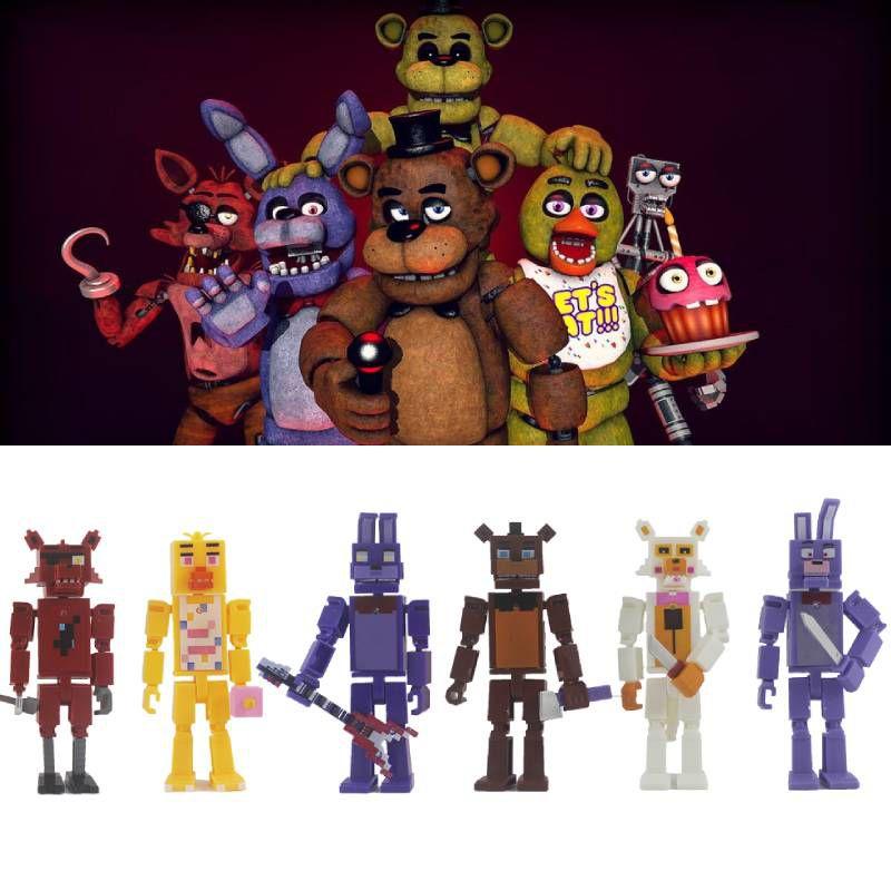 Нежное прикосновение Персонажи Fnaf Светящееся освещение Фигурки Действия Идеальный Подарок