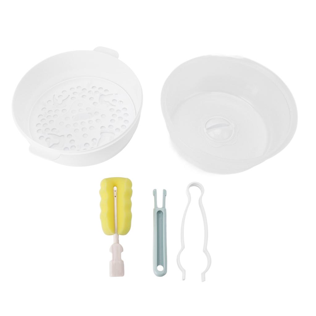 Baby Bottle Sterilizing Bag Versatile Heat Resistant Compact Portable Microwave Steam Pacifier Cup S