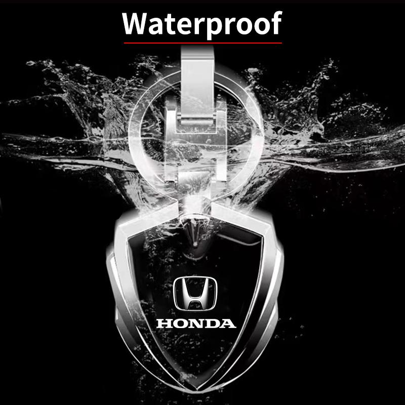 3D Metal Car Keychain Key Chain Ring Key Holder Styling Car Accessories For Honda Fit Mugen Insight Type S R VTEC DOHC Modulo Vezel Legend RR