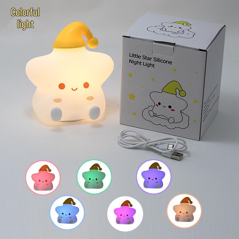 Guardian Star Silicone Table Lamp – Sleep Aid & Night Light Gift