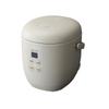 Маленькая рисоварка Koizumi Monochrome, рисоварка Mini на 1 чашку, готовит рис около 20 часов, таймер сохраняет тепло до 3 минут, внутренняя крышка полностью бежевая,