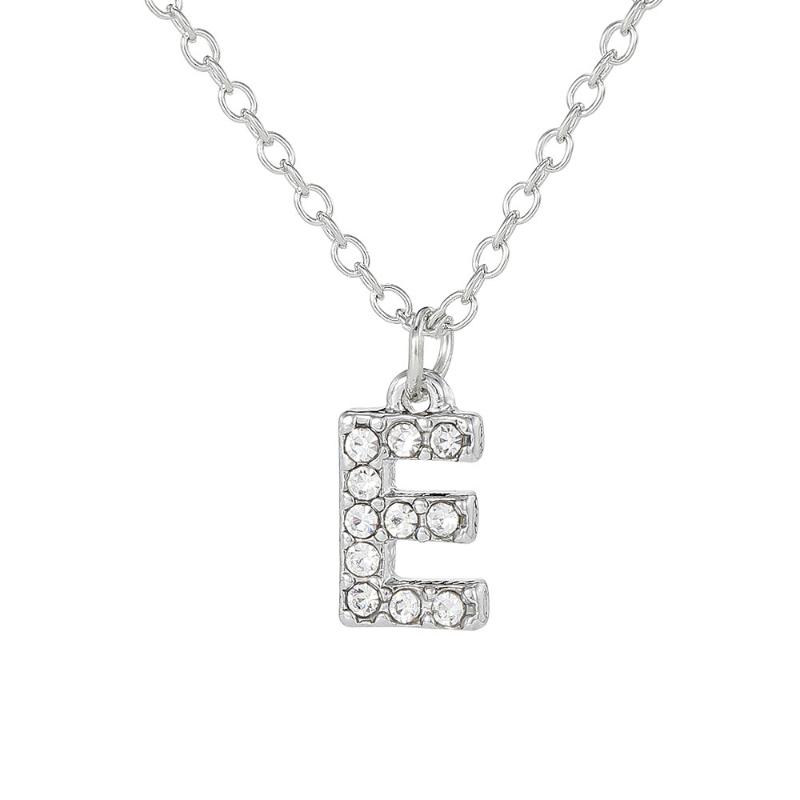 Модная блестящая подвеска-шарм с буквой от A до Z, ожерелье с 26 инициалами, алфавитом, именем, цепочка для ключицы, праздничное ювелирное украшение, подарок