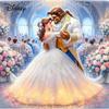 Полная квадратная и круглая алмазная вышивка Принцесса Белль Мозаика Мультяшный персонаж Наборы Искусство DIY Рисование Красавица и Чудовище