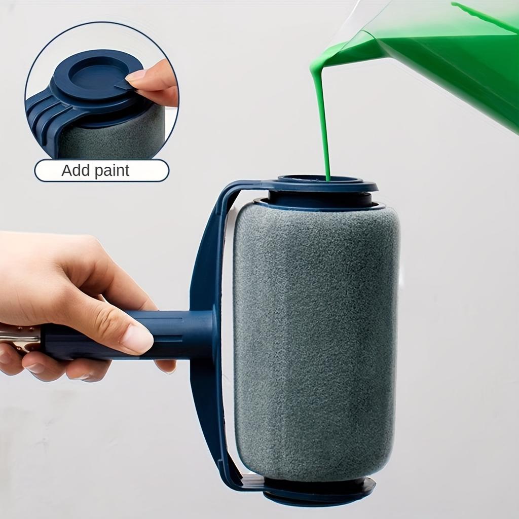 1 шт. Валик для краски, бесшовный валик, легко заполняемый дизайн, инструменты для покраски стен, для украшения и обслуживания дома, прочные материалы