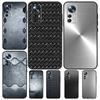 Чехол с металлическим узором из стали и железа для Xiaomi 13T Pro 12T 11T 12 14 13 Lite 12X POCO F5 X3 X5 Pro X4 F4 M5 M5s F3
