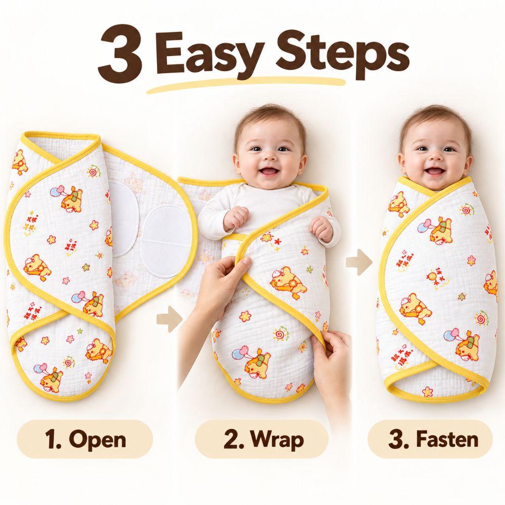 Cotton Baby Sleeping Bag Anti-startle Newborn Sleep Bag Wrap Comfortable Newborn Wrap