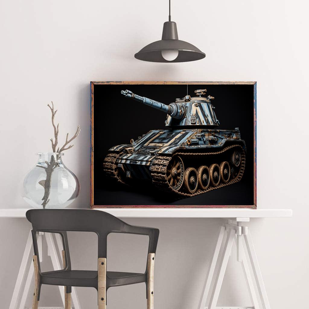 DIY алмазная живопись военный танк набор для вышивки крестом мозаика искусство алмазная живопись полный круг/квадратный алмаз украшение дома