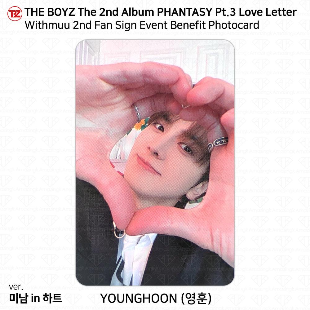 THE BOYZ Phantasy Pt.3 Love Letter Withmuu 2nd Fan Sign Benefit Photocard KPOP