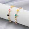 Plated Stylish Gold Heart Hoop Earrings Fashionable Alloy Heart Jewelry Shape