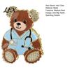 Professional Style Hair Clip Claw, Medium Size Metal Gripper with Anti-Slip Teeth, Medical Bear Durable Claw Design Shark for Medium-Long Buns