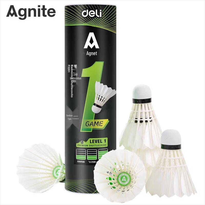 Deli & Angonett F2201 Durable Goose Feather Badminton Shuttlecock