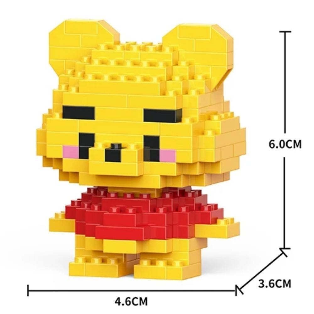 Дисней Аниме Принцесса Строительные блоки Стич Микки Маус мини Фигурки игрушки-экшн Блоки Игрушки Кирпичики Сборные игрушки Детские подарки