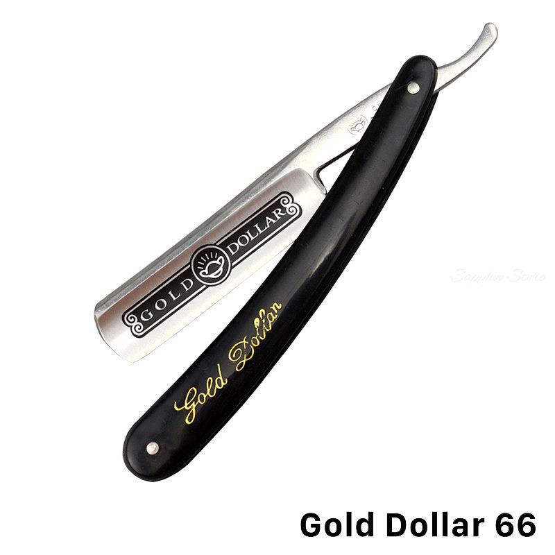 Gold Dollar 777 Золотая Обезьяна Классическая Стальная Опасная Салонная Парикмахерская Бритва для Бритья Gold Dollar 208/100/666/66 Готова к Использованию