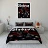 Slipknot Band-Themed Black Bedding Set Bedding set (1 duvet cover, 2 pillowcases, duvet not included)