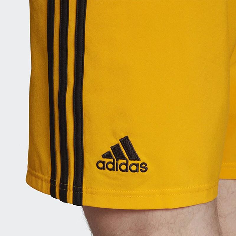 Adidas Однотонные дышащие спортивные шорты прямого кроя мужские шорты желтые DP5370