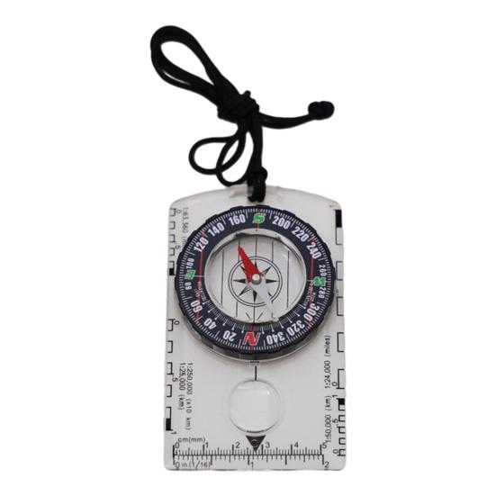 Уличный компас с увеличительным стеклом, линейкой, шкалой, многофункциональный, для кемпинга, пеших походов, туризма, выживания, ориентирования, навигационный инструмент