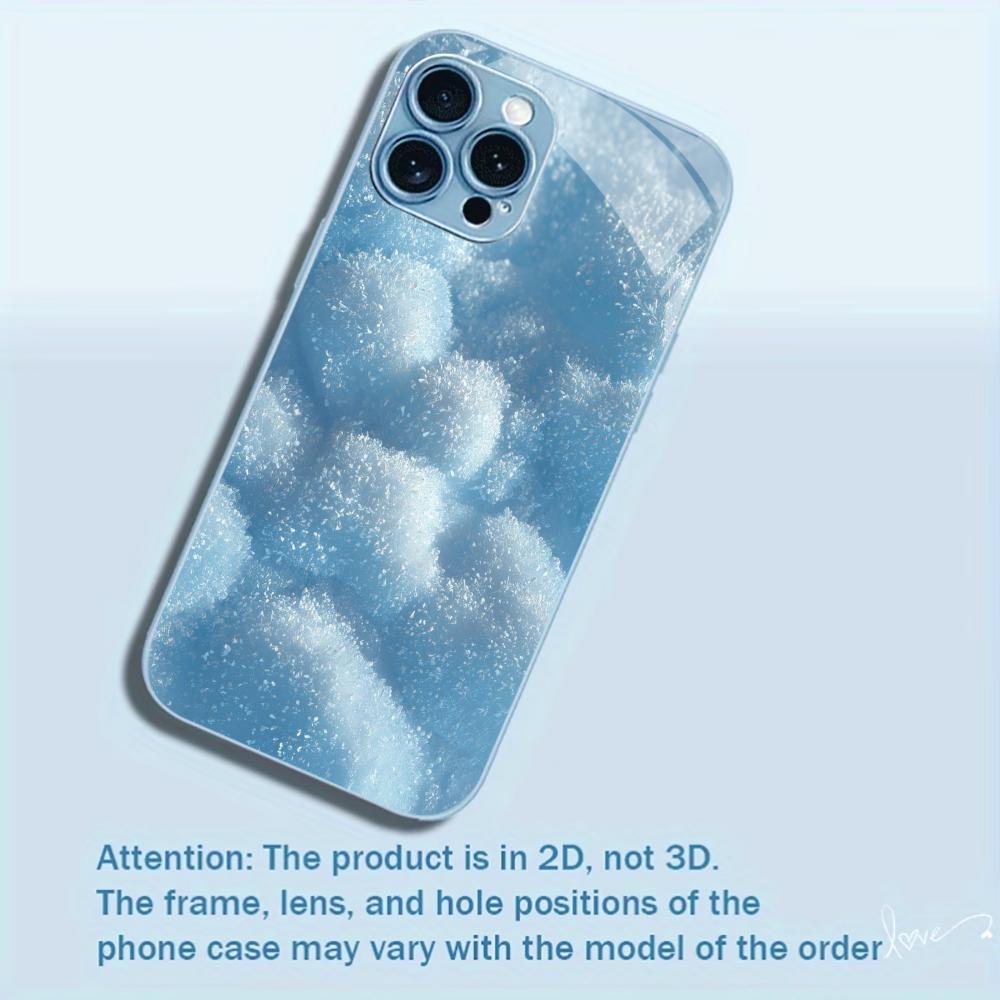 Крутая зимняя снежная печать для чехла iPhone 17 для coque iphone Модный чехол fundas Стекло для iPhone 17 16 15 14 13 12 11pm Pro Plus