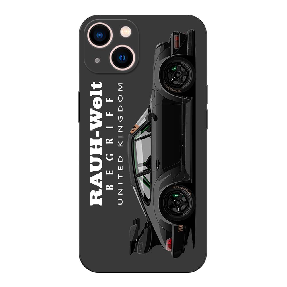 Черный чехол из ТПУ для OPPO Reno 6 5 3 4 4Z 4F SE 5F 5Z PRO PLUS lite 6 6z 4G 5G jdm RWB 911 964 933 спортивный автомобиль