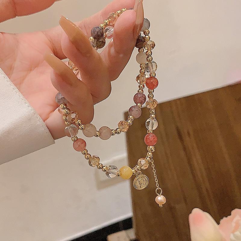 Vintage Baroque Pearl Double-Layer Bracelet: Light Luxury Chinese Style Fashion Jewelry
